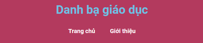 Website “Danh bạ giáo dục” – Giúp việc giảng dạy trở nên đơn giản hơn