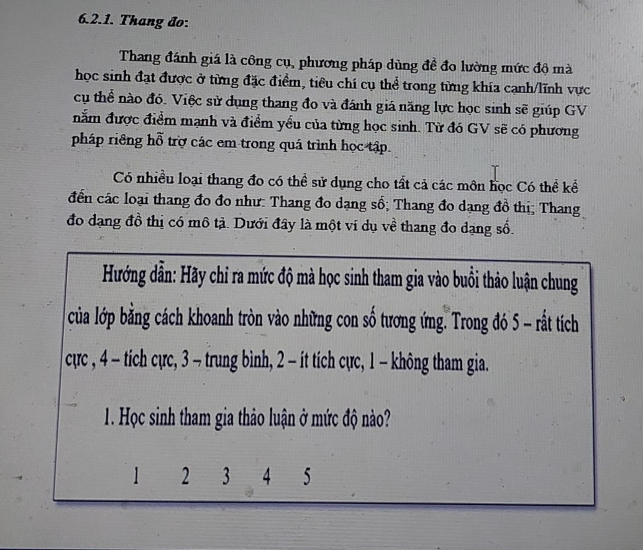 Phát triển năng lực học sinh bằng cách đổi mới phương pháp kiểm tra đánh giá trong môn Lịch Sử - Địa Lý cấp THCS