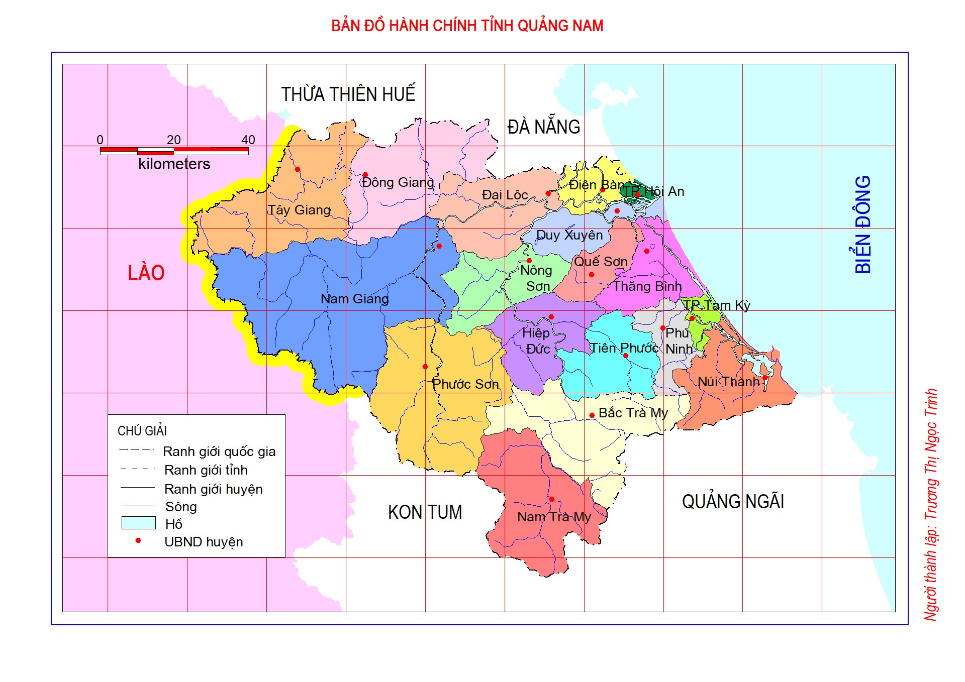 Ứng dụng phần mềm Mapinfo Professional 6.0 biên tập các bản đồ địa lí, sử dụng trong dạy học Địa lí địa phương tỉnh Quảng Nam, lớp 10