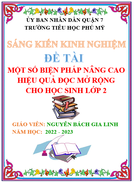 Một số biện pháp nâng cao hiệu quả đọc mở rộng cho học sinh lớp 2