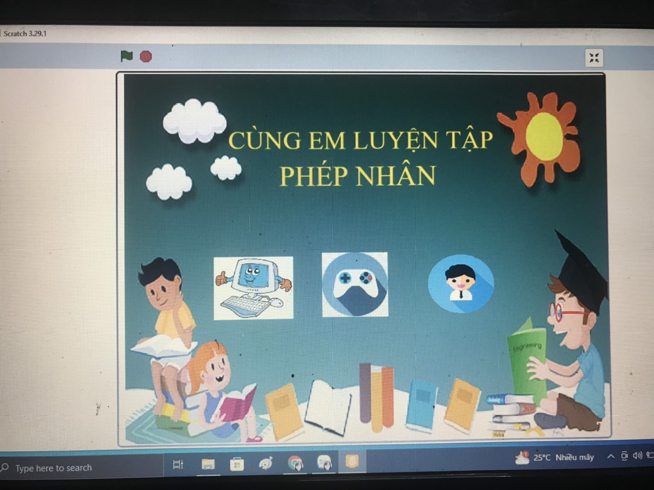 Phần mềm Cùng em luyện tập phép nhân