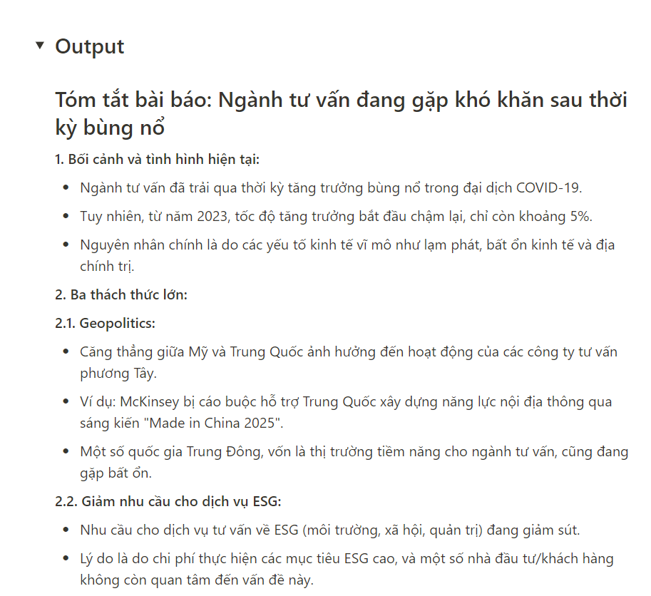 Phát triển sản phẩm AI tối ưu hóa quá trình đọc hiểu, tóm tắt và ứng dụng kiến thức từ sách chuyên ngành